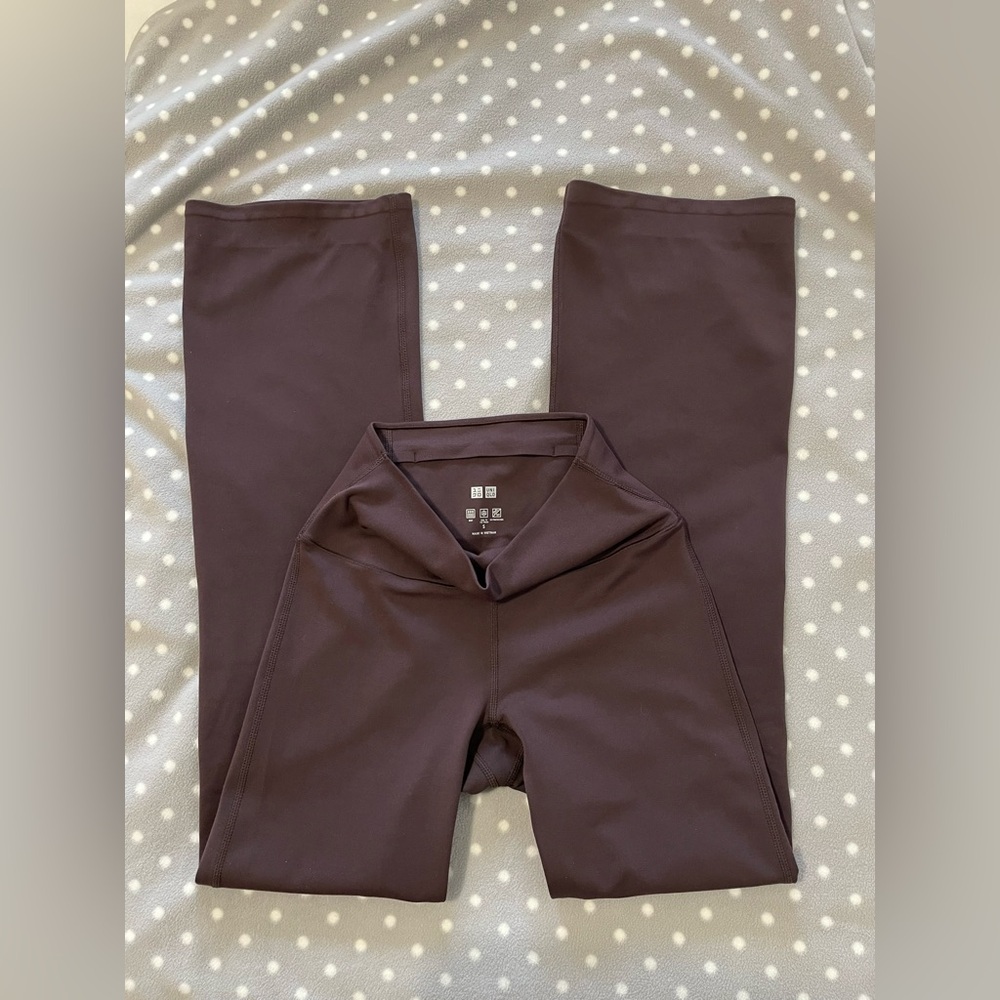 EUC Uniqlo Japan AIRism Flare Leggings
